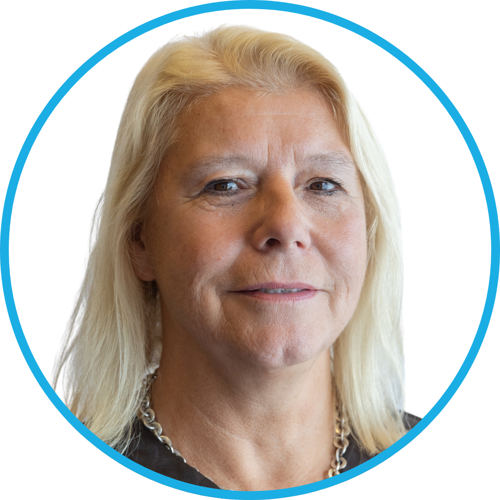 Head and shoulder shot of a woman.